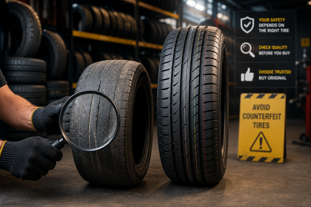 fake tires