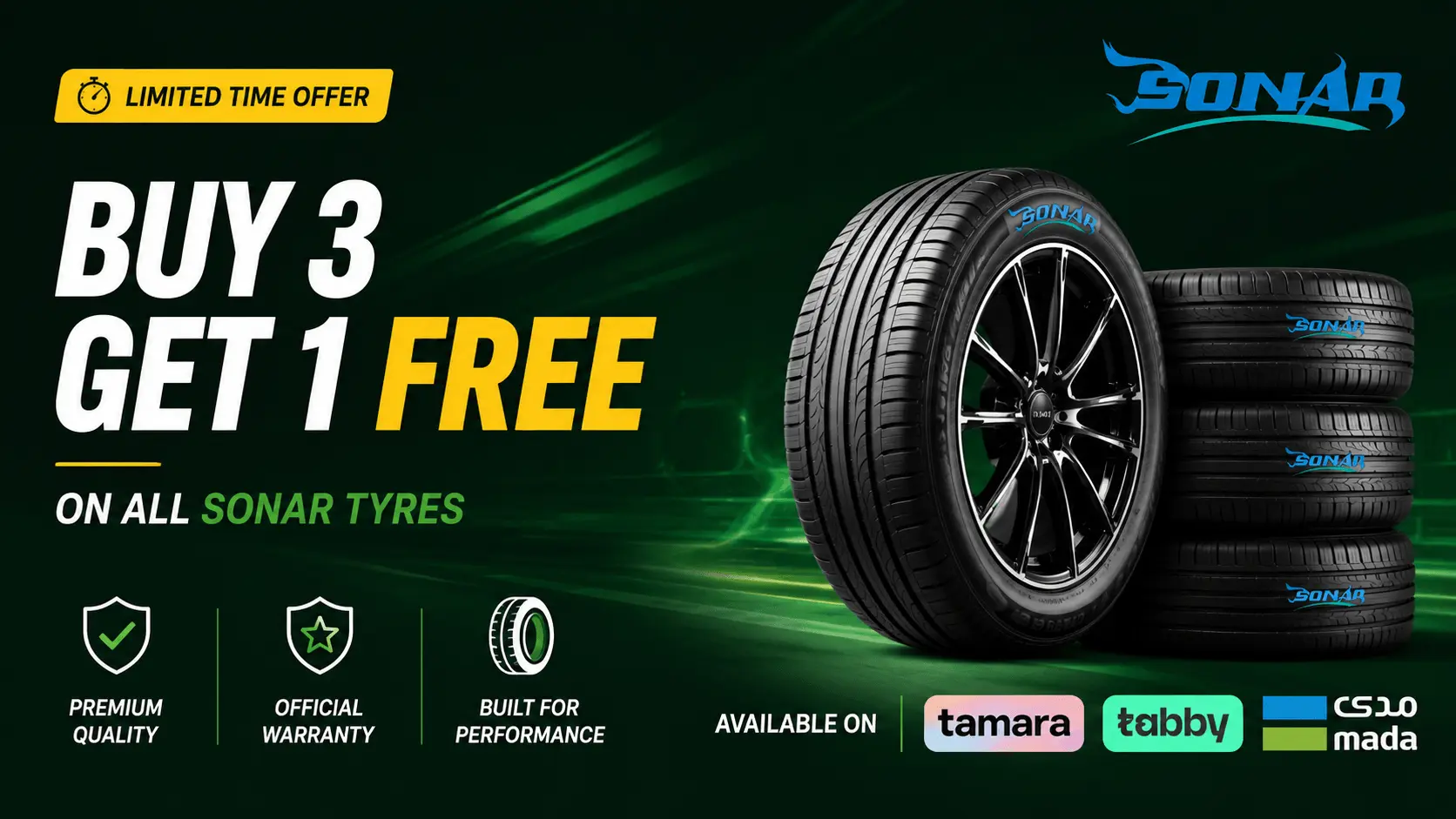 Buy Tyres Online in Saudi Arabia