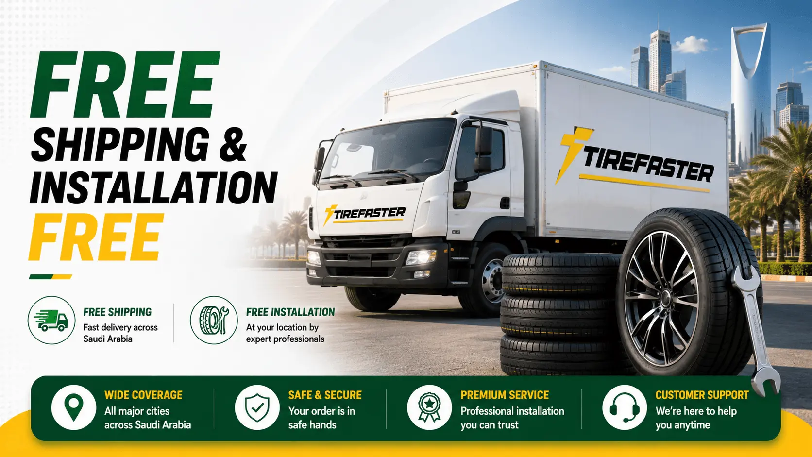 Buy Tyres Online in Saudi Arabia