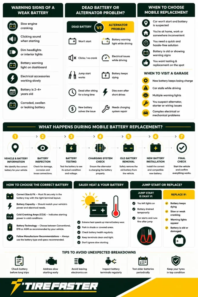 Mobile Battery Replacement In Saudi Arabia